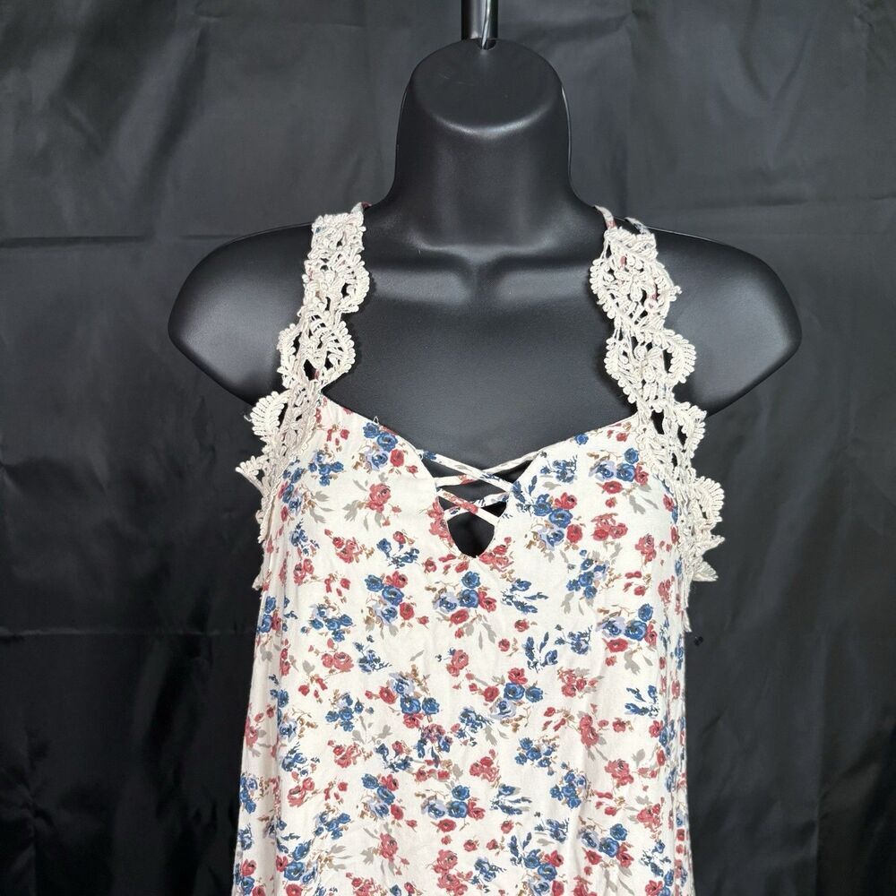 Magnolia South Dress Size Small  Sundress Floral Spaghetti Straps - Picture 3 of 10